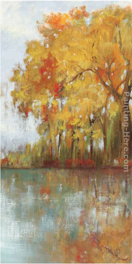 Forest Reflection I painting - Asia Jensen Forest Reflection I art painting